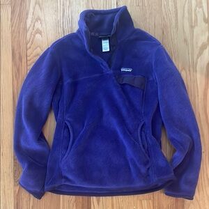 Patagonia Purple Fleece Pullover Ladies M